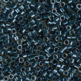 11/0 Delica Bead #0921 Blue Teal Sparkle Topaz Lined 5.2g