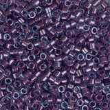 11/0 Delica Bead #0922 Rose Sparkle Aqua Lined 5.2g