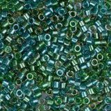 11/0 Delica Bead #0984 Aqua Teal Green Sparkle Lined 5.2g