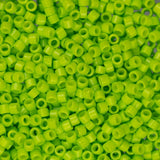 11/0 Delica Bead #2121 Duracoat Opaque Neon Green 5.2g