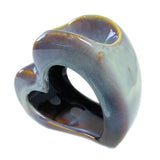 Ceramic Oil Burner Blue Heart