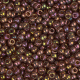 11/0 Miyuki Seed Beads #0301 Dark Topaz Rainbow Gold Luster 22g
