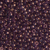 11/0 Miyuki Seed Beads #0312 Amethyst Gold Luster 22g