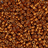 11/0 Delica Bead #0421 Burnt Orange Terracotta Galvanized 5.2g