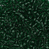 11/0 Delica Bead #0713 Transparent Dark Emerald 5.2g