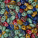 *Czech Superduo Beads Raku 22g
