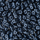 *Czech Superduo Beads Pastel Montana Blue 22g