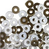 *Czech O Beads Chalk White Valentinite Matte 8.1g