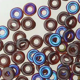 *Czech O Beads Red Azuro 8.1g