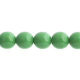 Czech Round Druk Beads 3mm Opaque Green 62/strand