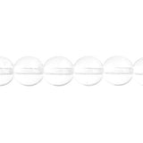 Czech Round Druk Beads 3mm Transparent Crystal 62/strand