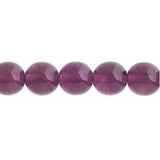 Czech Round Druk Beads 3mm Transparent Amethyst 62/strand