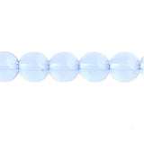 Czech Round Druk Beads 3mm Transparent Light Sapphire 62/strand