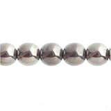 *Czech Round Druk Beads 3mm Transparent Crystal Chrome 62/strand