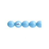 Czech Round Druk Beads 4mm Opaque Blue Turquoise AB 45/strand