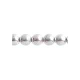 Czech Round Druk Beads 4mm Transparent Crystal Silver Labrador 45/strand