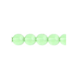 Czech Round Druk Beads 4mm Transparent Peridot 45/strand