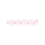 Czech Round Druk Beads 4mm Transparent Light Rose AB 45/strand