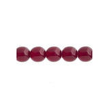 Czech Round Druk Beads 8mm Transparent Garnet 22/strand