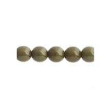 Czech Round Druk Beads 8mm Opaque Blue Travertine 22/strand