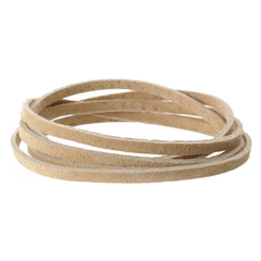 1/8" Beige Suede Lacing 8yd