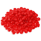 Crow/Pony Beads Opaque Red 175/pk