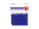 Pony Beads 175/pk - Opaque Royal Blue