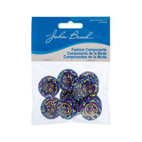 Sew-On Stone Turtle Sparkle 25mm Purple AB 10/pk