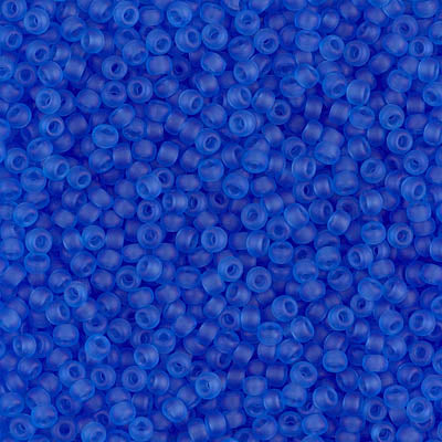 11/0 Miyuki Seed Beads #0150F Tr Matte Sapphire 22g