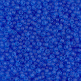 11/0 Miyuki Seed Beads #0150F Tr Matte Sapphire 22g