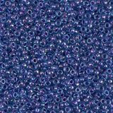11/0 Miyuki Seed Beads #1827 Sparkle Purple Aqua Luster 22g