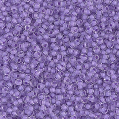11/0 Miyuki Seed Beads #1924 Semi Matte Lilac Crystal 22g