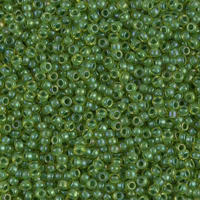 11/0 Miyuki Seed Beads #1926 Semi Matte Jade Yellow 22g