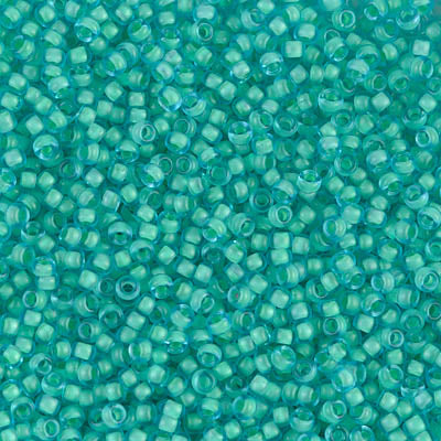 11/0 Miyuki Seed Beads #1927 Semi Matte Seafoam Aqua 22g