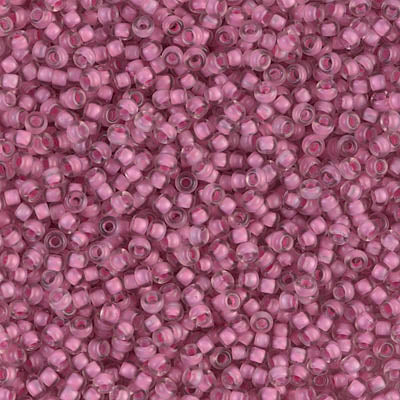 11/0 Miyuki Seed Beads #1931 Semi Matte Rose Crystal 22g