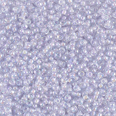 11/0 Miyuki Seed Beads #2211 Lavender Lined AB 22g