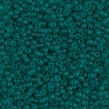 11/0 Miyuki Seed Beads #2405F Tr Matte Teal 22g