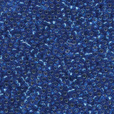 11/0 Miyuki Seed Beads #1444 Silver Lined Dark Aqua 22g