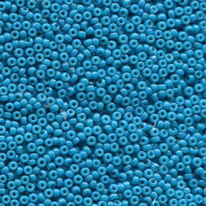 11/0 Miyuki Seed Beads #1471 Opaque Dark Teal Green 22g