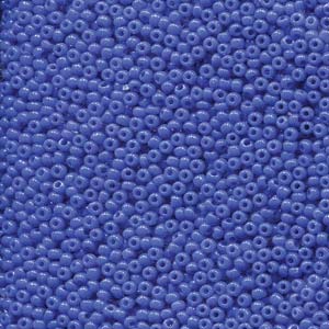 11/0 Miyuki Seed Beads #0417 Opaque Blue 22g