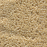 11/0 Miyuki Seed Beads #0442 Crystal Ivory Gold Luster 22g