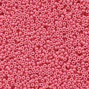 11/0 Miyuki Seed Beads #4465 Op Duracoat Bubblegum 22g