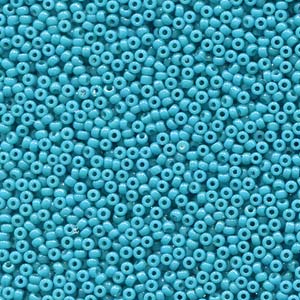15/0 Miyuki Seed Beads #4483 Duracoat Blue Green 8.2g