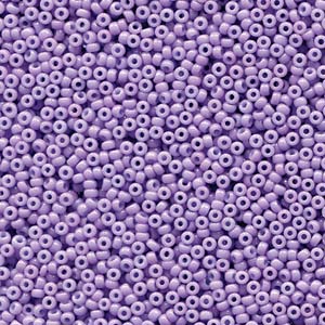 15/0 Miyuki Seed Beads #4486 Duracoat Lilac 8.2g