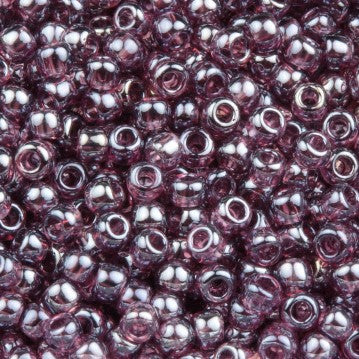 11/0 Toho Seed Beads #110B Tr Lustered Medium Amethyst 250g Bag