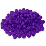 Crow/Pony Beads Opaque Purple 175/pk