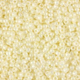 11/0 Toho Seed Beads #122 Opaque Lustered Navajo White 250g Bag