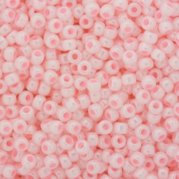 11/0 Toho Seed Beads #126 Opaque Lustered Baby Pink 250g Bag