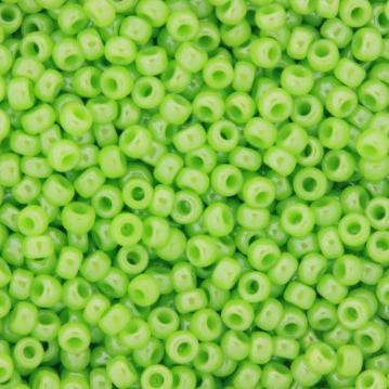 11/0 Toho Seed Beads #131 Op Lustered Sour Apple 8-9g Vial