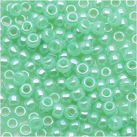 6/0 Toho Seed Beads #144 Ceylon Celery Green 8-9g Vial